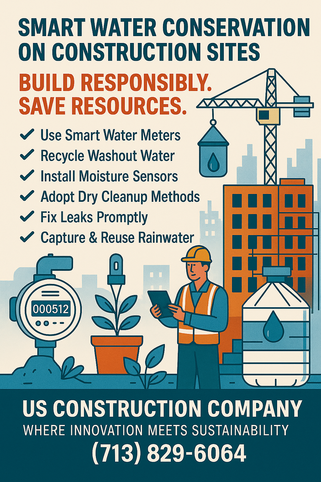Best Practices for Water Use Management in Construction