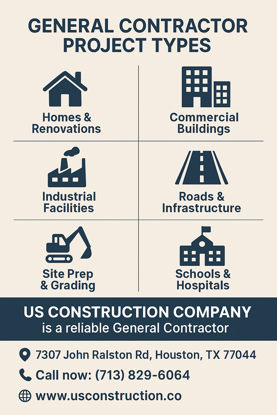 General Contractor Project Types