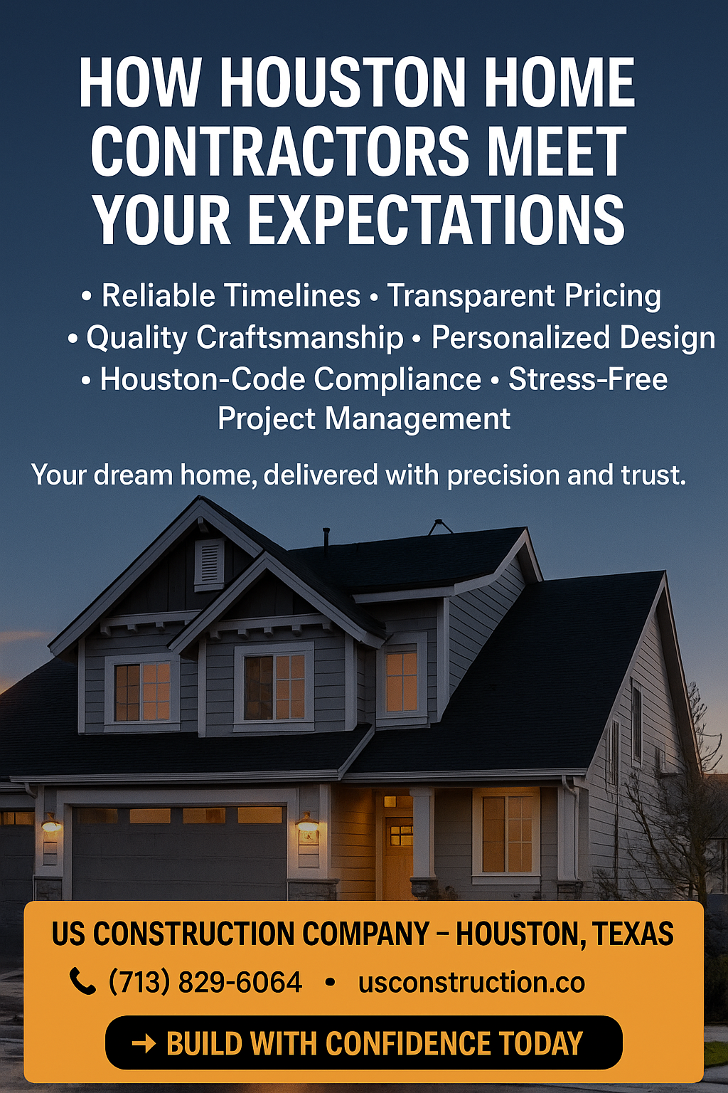How Houston Home Contractors Meet Your Expectations