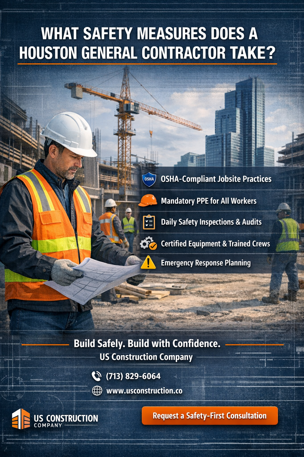 What Safety Measures a Houston General Contractor Takes?