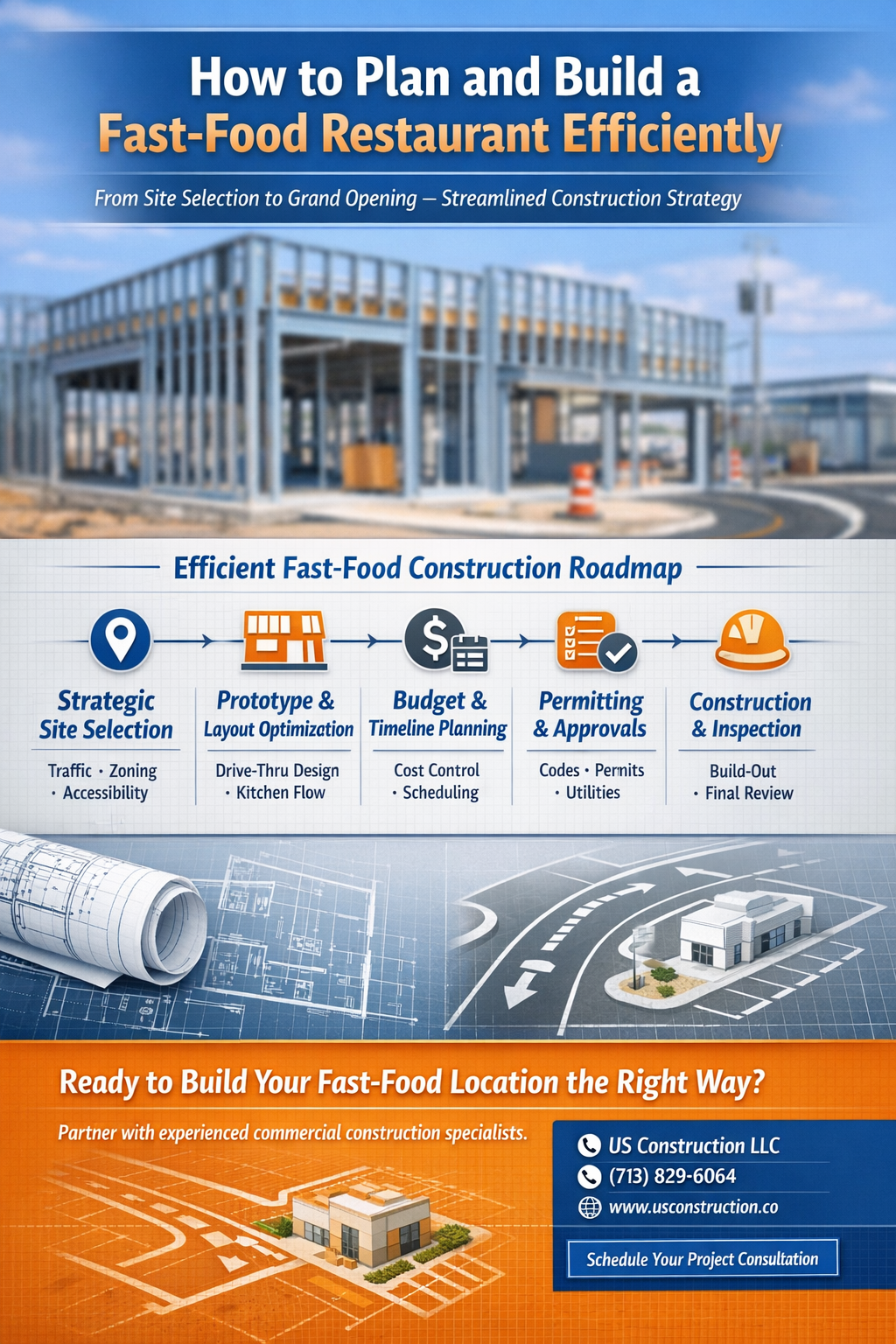 How to Plan and Build a Fast-Food Restaurant Efficiently