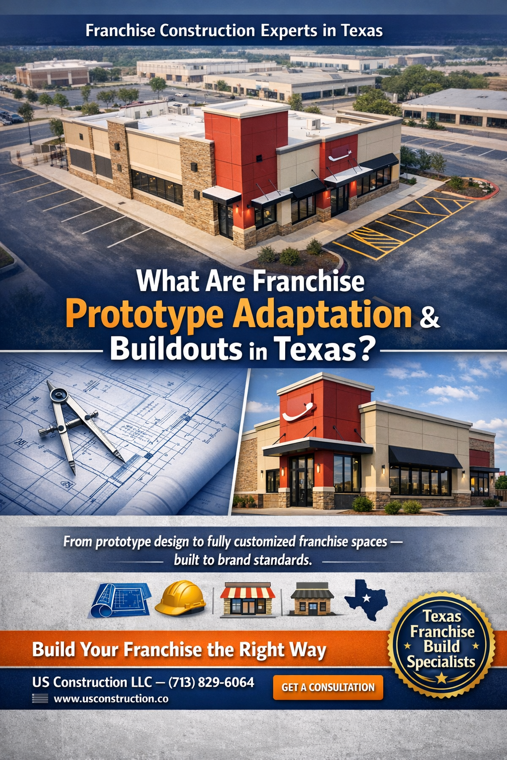 What are Franchise Prototype Adaptation and Build-outs in Texas?