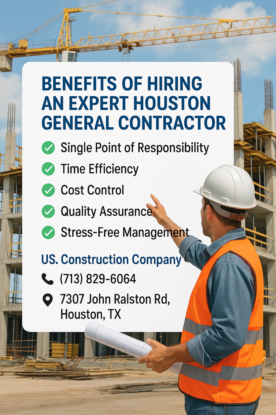 Benefits of Hiring an Expert General Contractor in HOUSTON